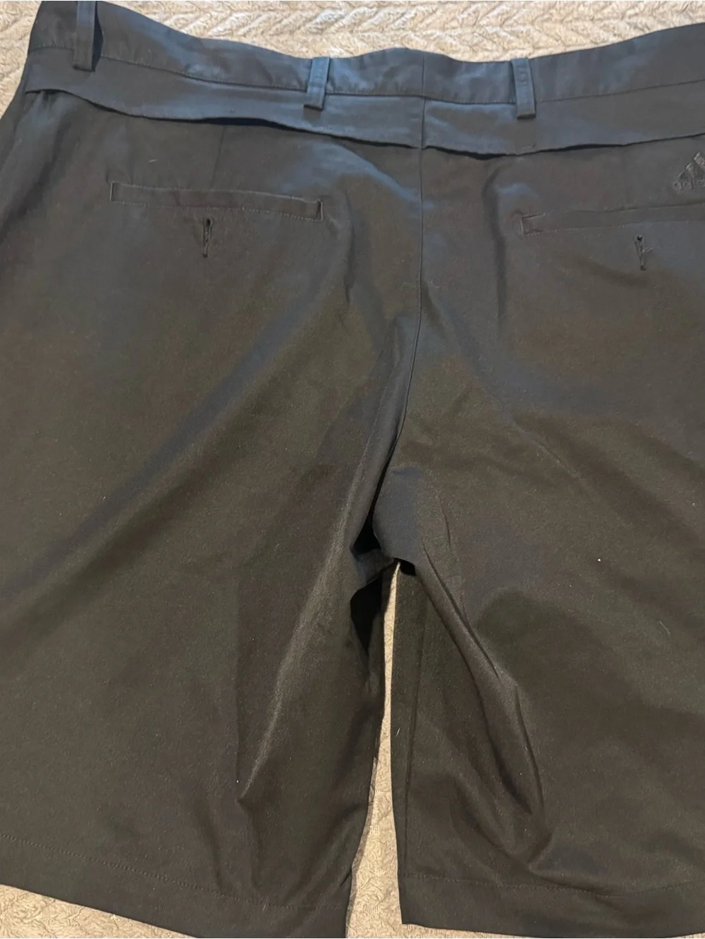adidas Black Flat Front Men's Shorts